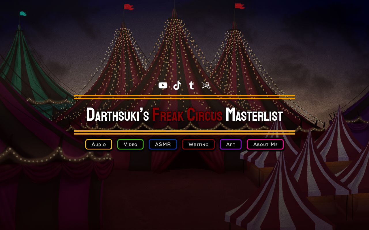 The Freak Circus Masterlist